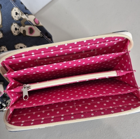 Bungalow 360 Sea Otter Small Messenger Bag w/ Matching Zip Around Wallet - Picture 11 of 15